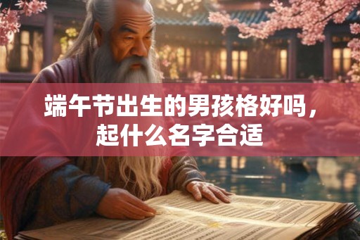 端午节出生的男孩格好吗,起什么名字合适 端午节出生的男孩格好吗,起什么名字合适