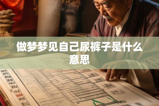 做梦梦见自己尿裤子是什么意思 做梦梦见自己尿裤子是什么意思
