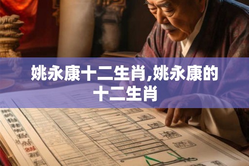 姚永康十二生肖,姚永康的十二生肖