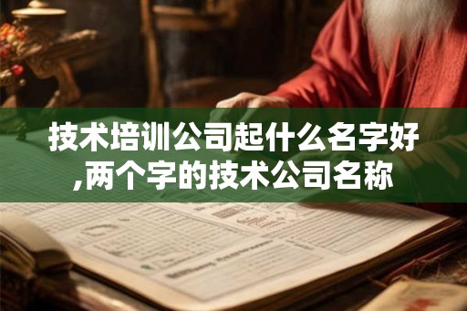 技术培训公司起什么名字好,两个字的技术公司名称