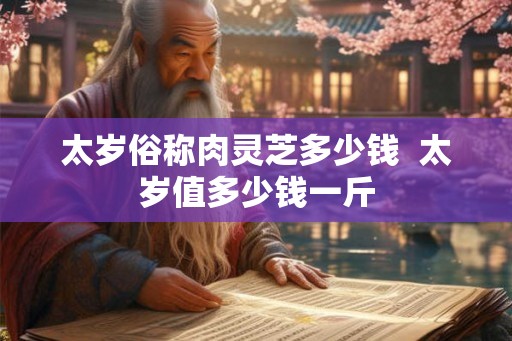 太岁俗称肉灵芝多少钱  太岁值多少钱一斤