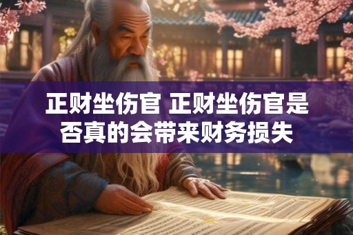 正财坐伤官 正财坐伤官是否真的会带来财务损失