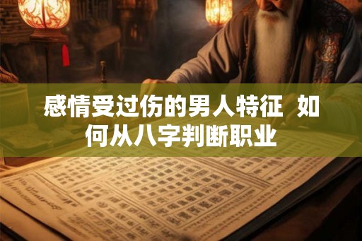 感情受过伤的男人特征  如何从八字判断职业