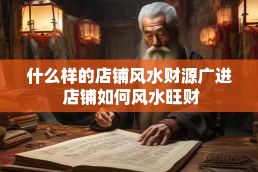 什么样的店铺风水财源广进 店铺如何风水旺财