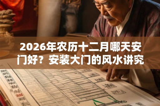 2026年农历十二月哪天安门好?安装大门的风水讲究 2026年农历十二月哪天安门好?安装大门的风水讲究