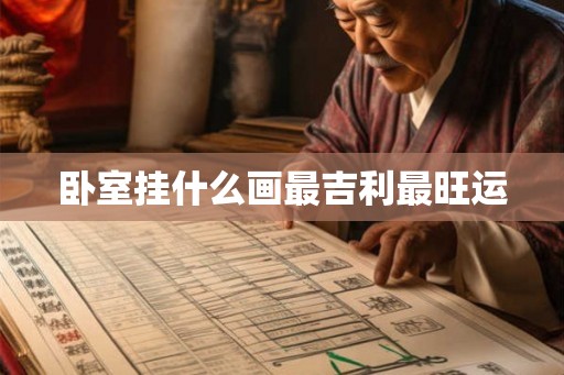 卧室挂什么画最吉利最旺运