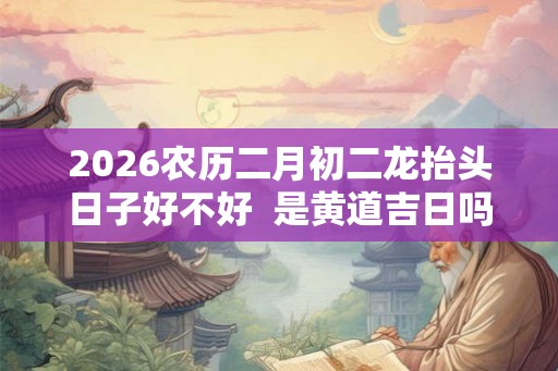 2026农历二月初二龙抬头日子好不好  是黄道吉日吗