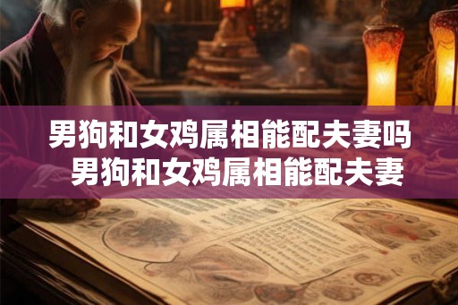 男狗和女鸡属相能配夫妻吗 男狗和女鸡属相能配夫妻吗 男狗和女鸡属相能配夫妻吗 男狗和女鸡属相能配夫妻吗