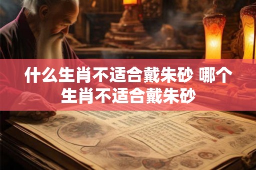 什么生肖不适合戴朱砂 哪个生肖不适合戴朱砂 什么生肖不适合戴朱砂 哪个生肖不适合戴朱砂