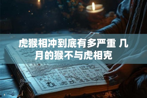 虎猴相冲到底有多严重 几月的猴不与虎相克