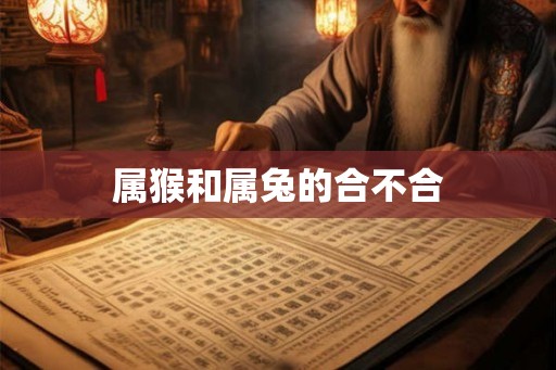 属猴和属兔的合不合