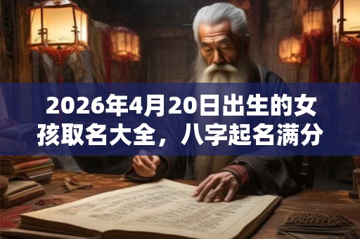 2026年4月20日出生的女孩取名大全,八字起名满分好名字推荐 2026年4月20日出生的女孩取名大全,八字起名满分好名字推荐