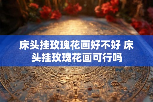 床头挂玫瑰花画好不好 床头挂玫瑰花画可行吗