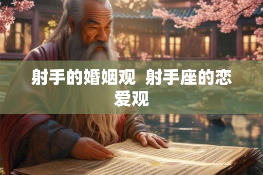 射手的婚姻观 射手座的恋爱观 射手的婚姻观 射手座的恋爱观