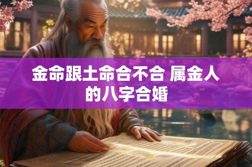 金命跟土命合不合 属金人的八字合婚