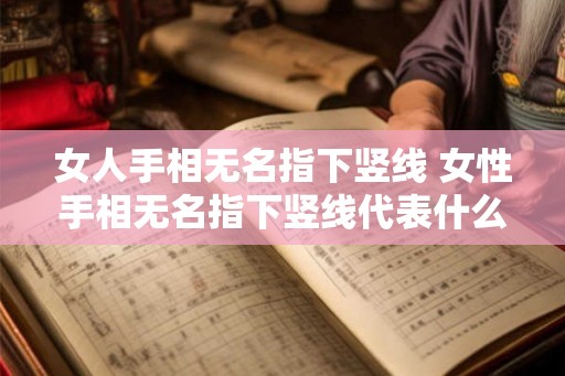 女人手相无名指下竖线 女性手相无名指下竖线代表什么 女人手相无名指下竖线 女性手相无名指下竖线代表什么