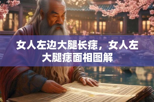 女人左边大腿长痣，女人左大腿痣面相图解