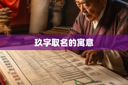 玖字取名的寓意