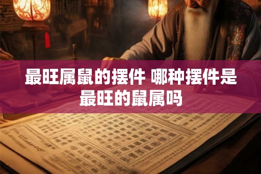 最旺属鼠的摆件 哪种摆件是最旺的鼠属吗 最旺属鼠的摆件 哪种摆件是最旺的鼠属吗