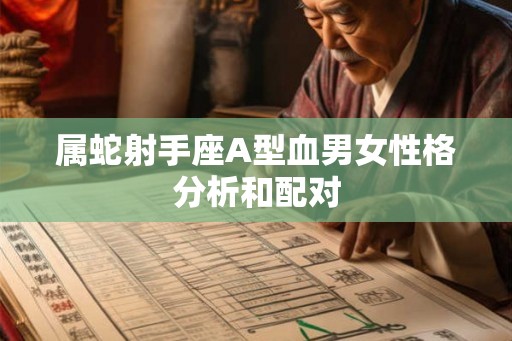 属蛇射手座A型血男女性格分析和配对
