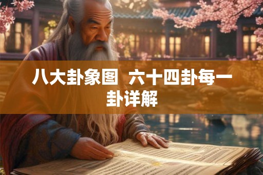 八大卦象图  六十四卦每一卦详解