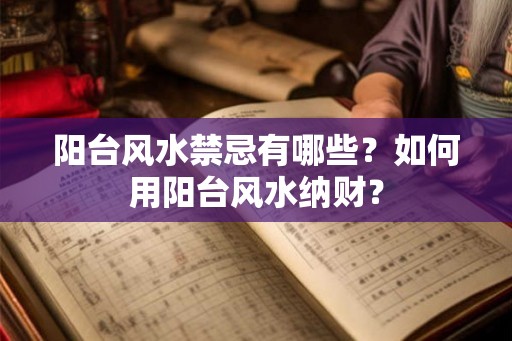 阳台风水禁忌有哪些？如何用阳台风水纳财？