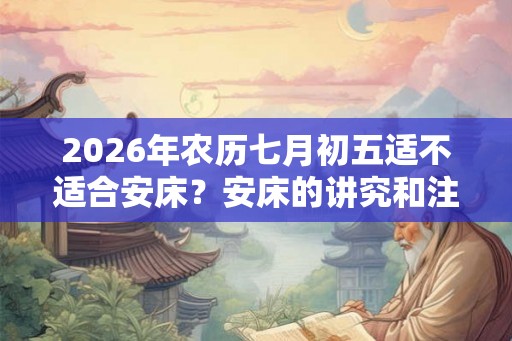 2026年农历七月初五适不适合安床？安床的讲究和注意事项