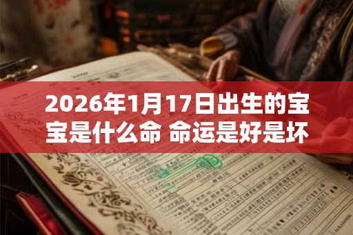2026年1月17日出生的宝宝是什么命 命运是好是坏