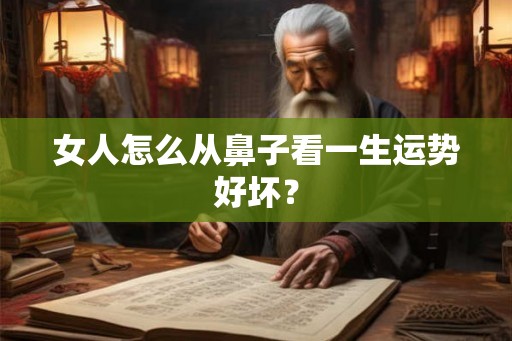 女人怎么从鼻子看一生运势好坏？
