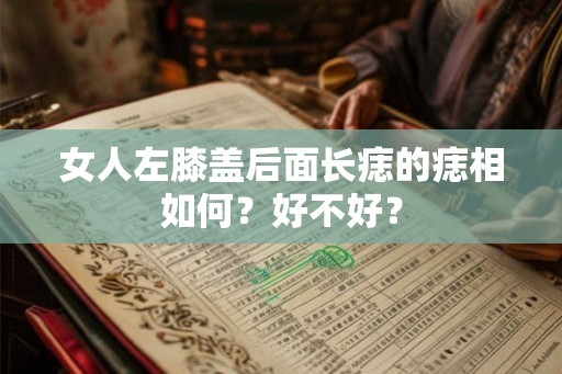 女人左膝盖后面长痣的痣相如何?好不好? 女人左膝盖后面长痣的痣相如何?好不好?