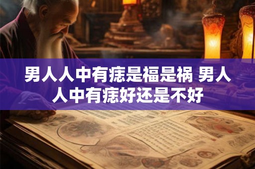 男人人中有痣是福是祸 男人人中有痣好还是不好