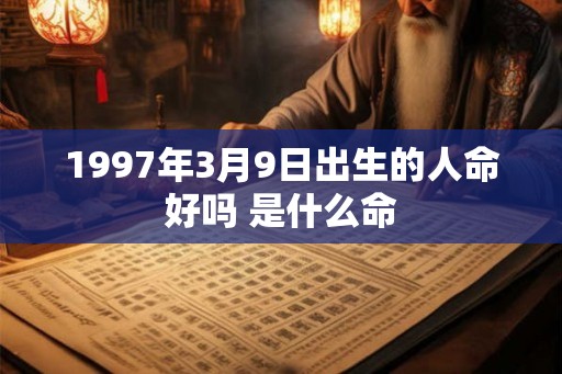1997年3月9日出生的人命好吗 是什么命 1997年3月9日出生的人命好吗 是什么命