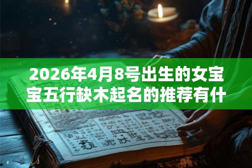 2026年4月8号出生的女宝宝五行缺木起名的推荐有什么