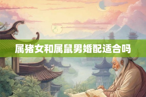 属猪女和属鼠男婚配适合吗