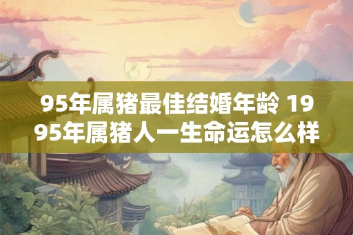 95年属猪最佳结婚年龄 1995年属猪人一生命运怎么样