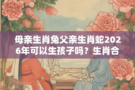 母亲生肖兔父亲生肖蛇2026年可以生孩子吗？生肖合不合？