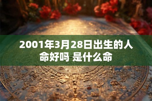 2001年3月28日出生的人命好吗 是什么命