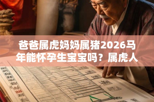 爸爸属虎妈妈属猪2026马年能怀孕生宝宝吗？属虎人2026年好运吗？