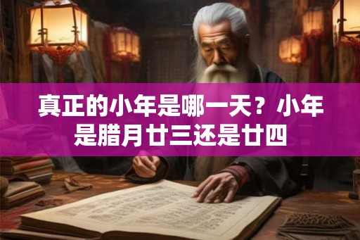 真正的小年是哪一天？小年是腊月廿三还是廿四