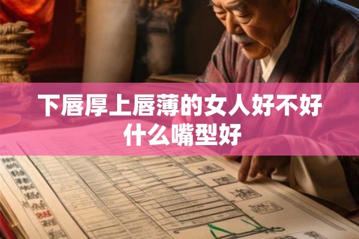 下唇厚上唇薄的女人好不好 什么嘴型好