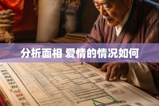 分析面相 爱情的情况如何