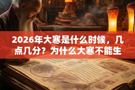 2026年大寒是什么时候，几点几分？为什么大寒不能生火？
