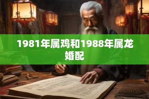 1981年属鸡和1988年属龙婚配