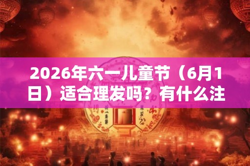 2026年六一儿童节（6月1日）适合理发吗？有什么注意事项？