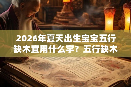 2026年夏天出生宝宝五行缺木宜用什么字？五行缺木名字大全