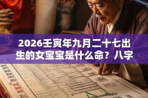 2026壬寅年九月二十七出生的女宝宝是什么命？八字好吗