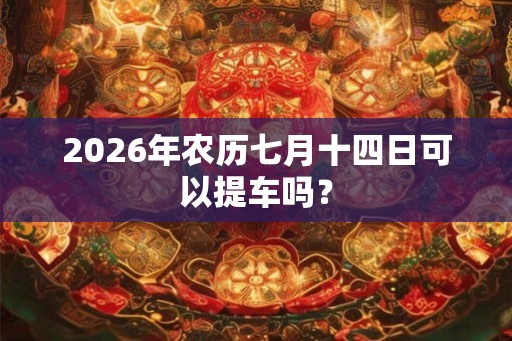 2026年农历七月十四日可以提车吗？