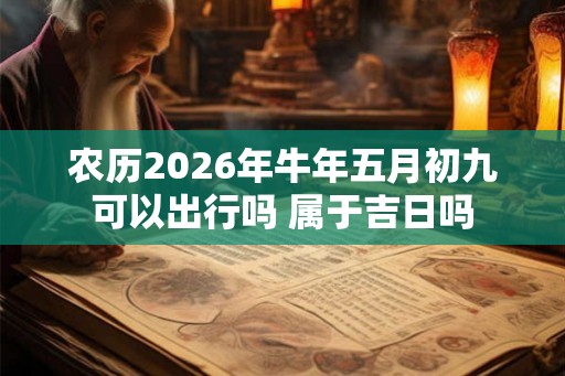 农历2026年牛年五月初九可以出行吗 属于吉日吗 农历2026年牛年五月初九可以出行吗 属于吉日吗