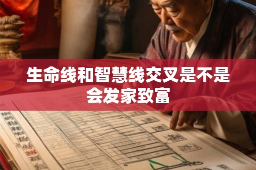 生命线和智慧线交叉是不是会发家致富
