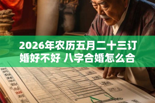 2026年农历五月二十三订婚好不好 八字合婚怎么合